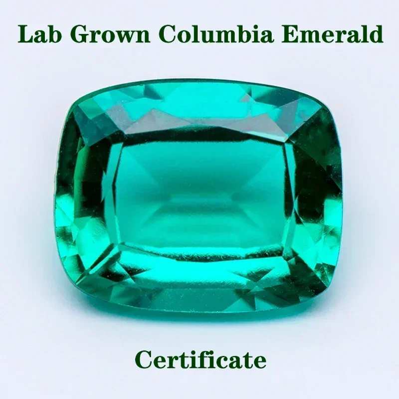 Top Lab Grown Colombia Emerald Green Color Rectangle Cushion Shape VVS1 Gemstone for Jewelry Making Selectable AGL Certificate
Top Lab Grown Colombia Emerald Green Color Rectangle Cushion Shape VVS1 Gemstone for Jewelry Making Selectable AGL Certificate