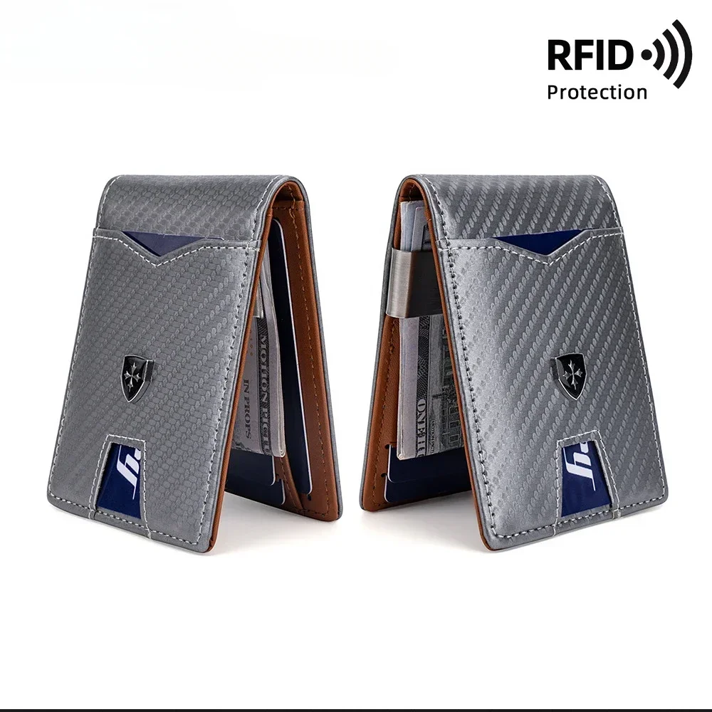 Новая мужская сумка для карт, деловой двойной RFID-антимагнитный кошелек из углеродного волокна, сумка для доллара, держатель для карт, сумка для карт
Новая мужская сумка для карт, деловой двойной RFID-антимагнитный кошелек из углеродного волокна, сумка для доллара, держатель для карт, сумка для карт