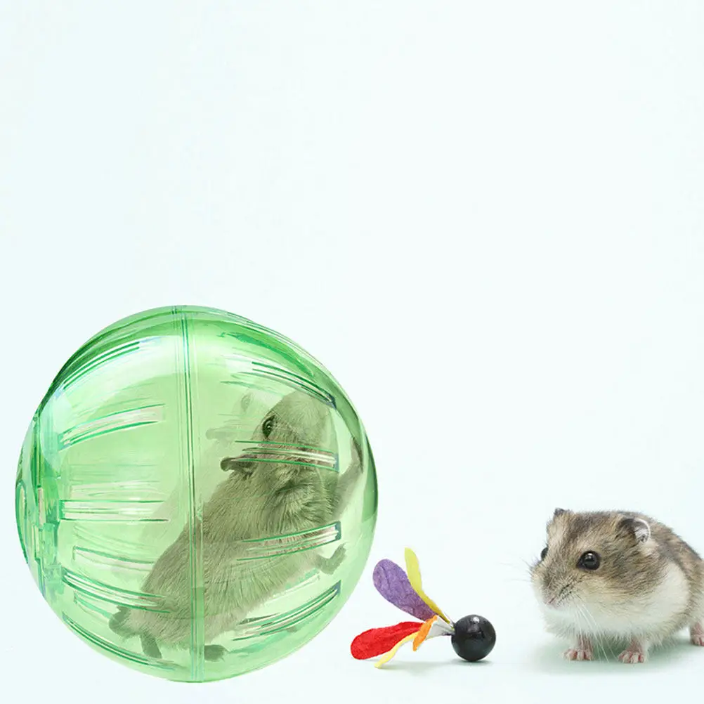 Mini Plastic Hamster Rolling Ball Interactive Exercise Fitness Rotating Small Animal Running Ball Easy Clean Clear Hamster
Mini Plastic Hamster Rolling Ball Interactive Exercise Fitness Rotating Small Animal Running Ball Easy Clean Clear Hamster