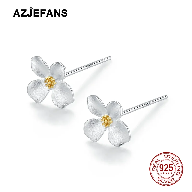 AZJEFANS 925 Sterling Silver Sweet Gardenia Stud Earrings Fine Jewelry
AZJEFANS 925 Sterling Silver Sweet Gardenia Stud Earrings Fine Jewelry