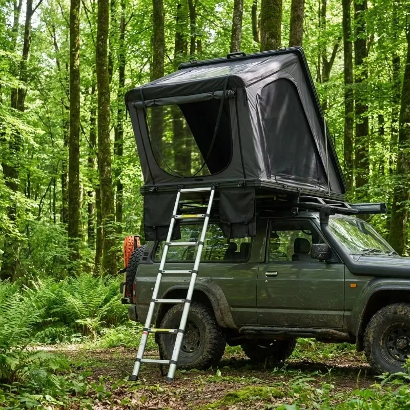 Hard Shell Rooftop Tent with Ladder for Pickup Truck SUV Waterproof Double Layer Four-Season 2-3 Person Straight Bracing Type
Hard Shell Rooftop Tent with Ladder for Pickup Truck SUV Waterproof Double Layer Four-Season 2-3 Person Straight Bracing Type