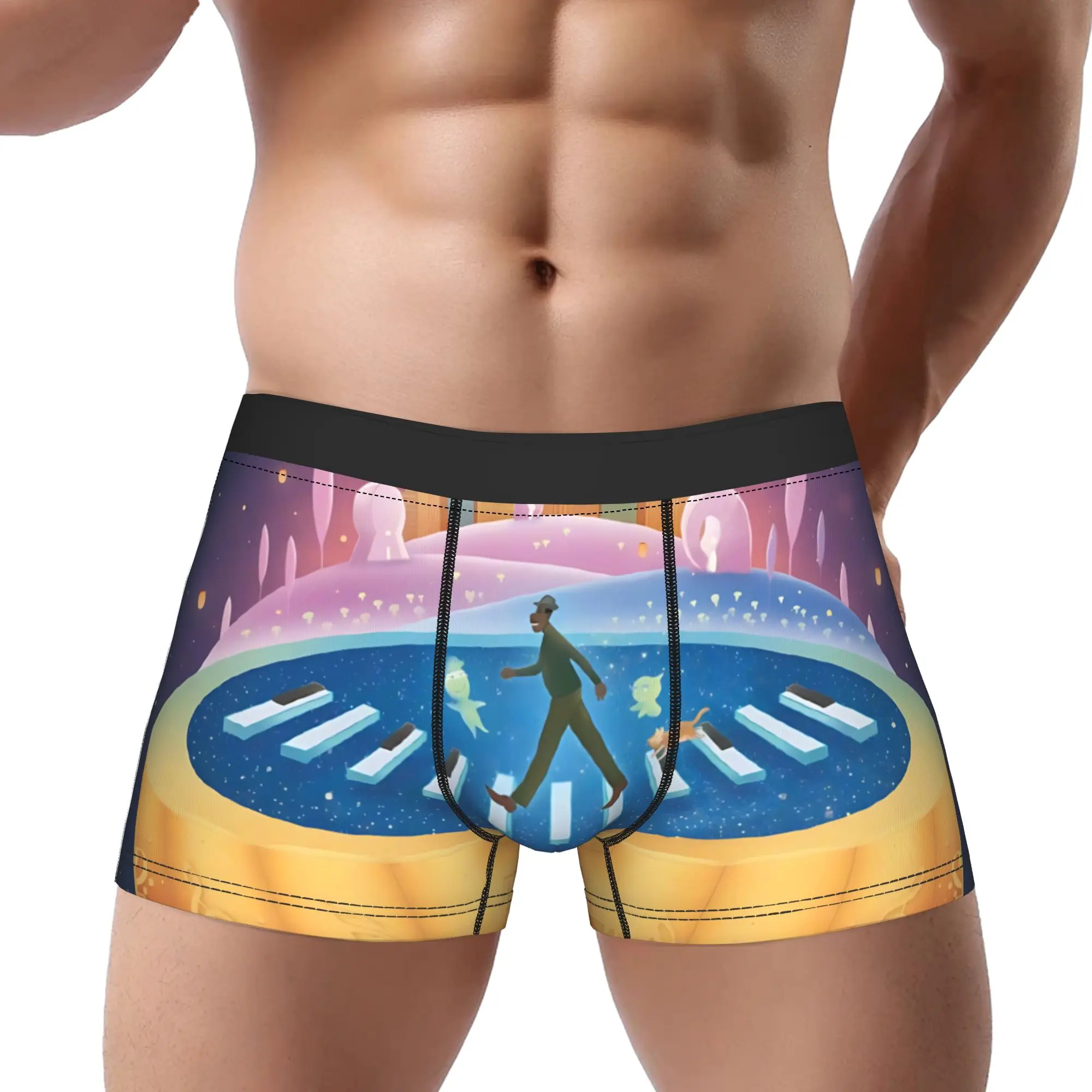 1 шт. Трусы-шорты Soul Find Your Spark, дышащие, с принтом, мужское нижнее белье
1 шт. Трусы-шорты Soul Find Your Spark, дышащие, с принтом, мужское нижнее белье