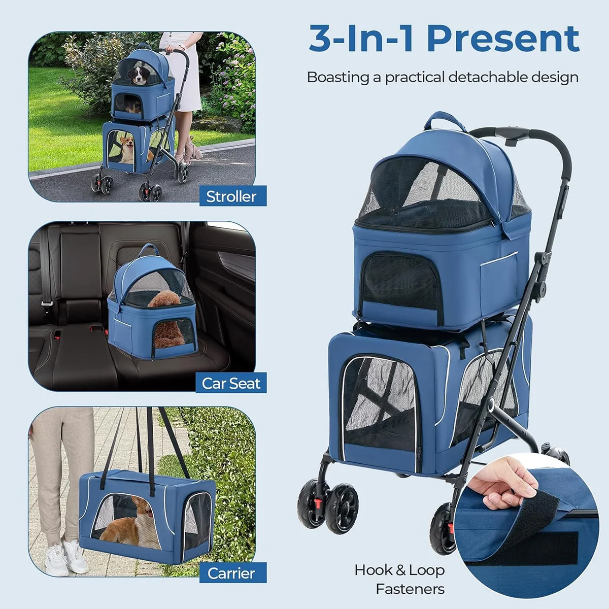 Double Large Space Out And About Collapsible Stroller Small And Medium-Sized Dog Retractable Luxury Puppy Adult Dog Pet Stroller
Double Large Space Out And About Collapsible Stroller Small And Medium-Sized Dog Retractable Luxury Puppy Adult Dog Pet Stroller