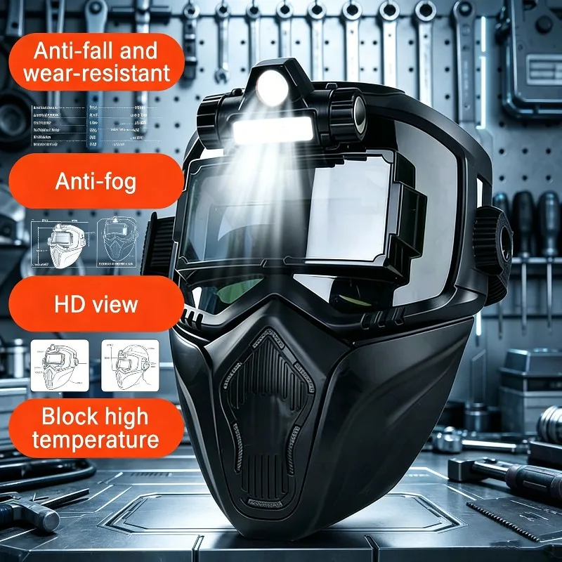 Portable Auto Darkening Welder Glasses Solar Energy Safety Goggles Anti-UV Eye Protection Tool for Welders Working Outdoors
Portable Auto Darkening Welder Glasses Solar Energy Safety Goggles Anti-UV Eye Protection Tool for Welders Working Outdoors