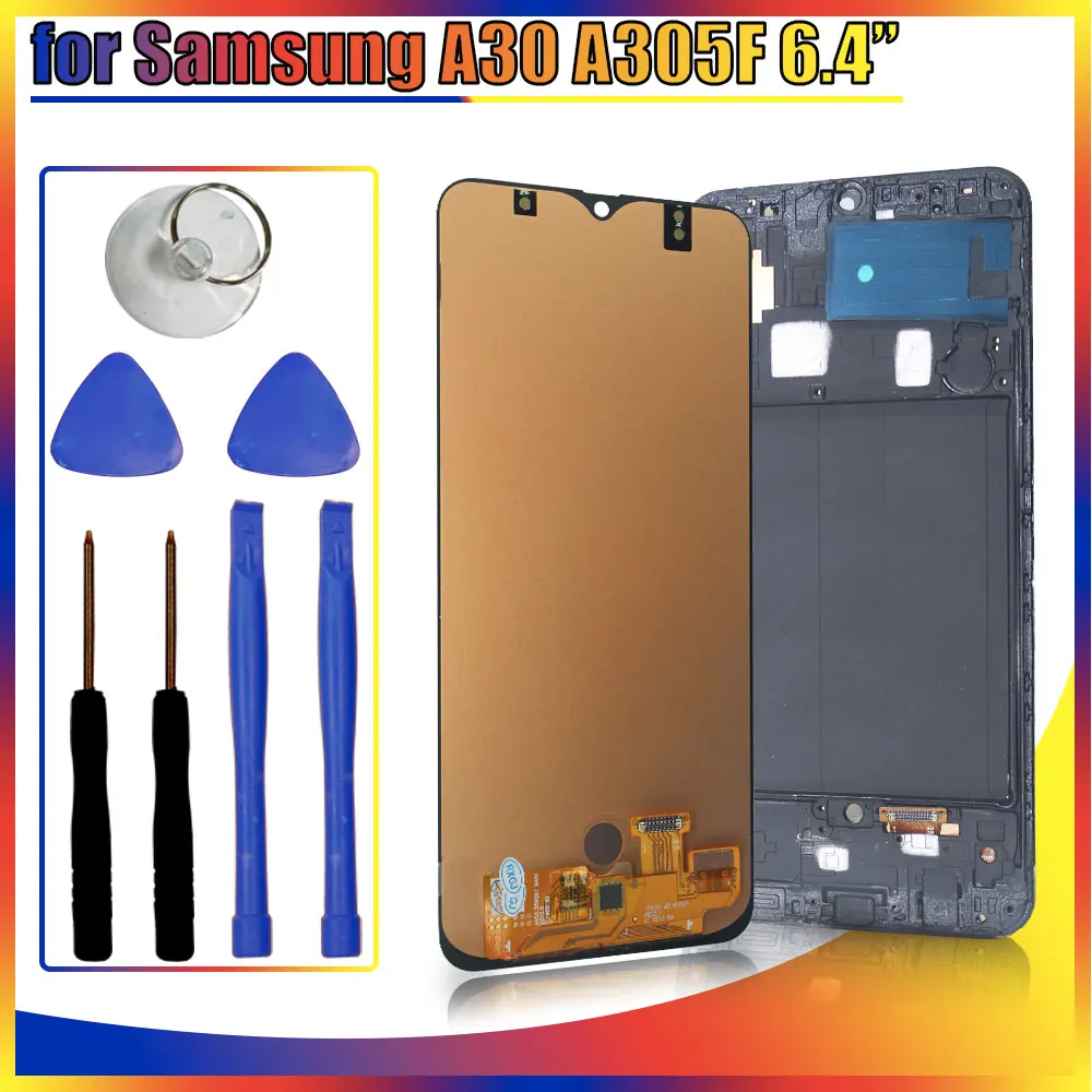 A30 A305 LCD for Samsung Gaxlay A30 A305F LCD Display Touch Screen Digitizer Replacement for Samsung A30 A305 A305F LCD Display
A30 A305 LCD for Samsung Gaxlay A30 A305F LCD Display Touch Screen Digitizer Replacement for Samsung A30 A305 A305F LCD Display