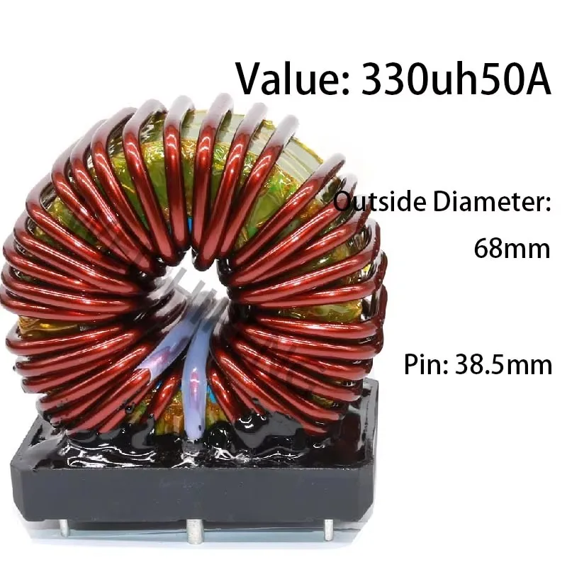 330uh50A high current PFC inductor for photovoltaic inverter UPS, LCL filtering inductor
330uh50A high current PFC inductor for photovoltaic inverter UPS, LCL filtering inductor