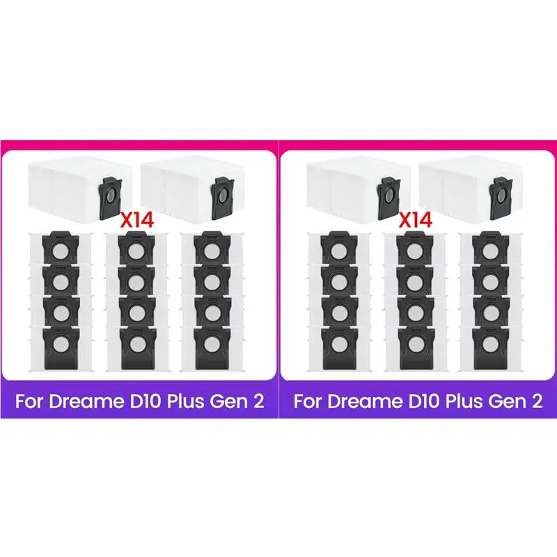 YLS-28PCS Dust Bags Replacement Parts For Dreame D10 Plus Gen 2 Vacuum Accessories Garbage Collection Bags
YLS-28PCS Dust Bags Replacement Parts For Dreame D10 Plus Gen 2 Vacuum Accessories Garbage Collection Bags