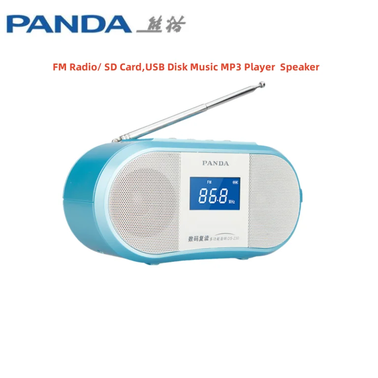 PANDA DS-230 FM Radio Portable Stereo FM Radio SD Card,USB Disk Music MP3 Player HIFI Audio Sound Multifunctional Speaker
PANDA DS-230 FM Radio Portable Stereo FM Radio SD Card,USB Disk Music MP3 Player HIFI Audio Sound Multifunctional Speaker