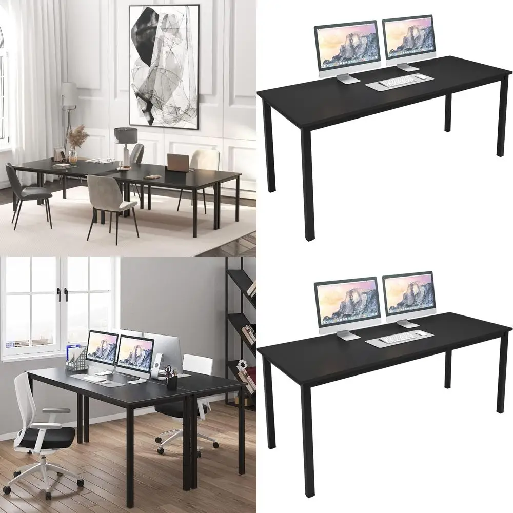 Прочный черный стол для домашнего офиса, игровой и компьютерный стол 62.9 со письменной рабочей станцией
Прочный черный стол для домашнего офиса, игровой и компьютерный стол 62.9 со письменной рабочей станцией