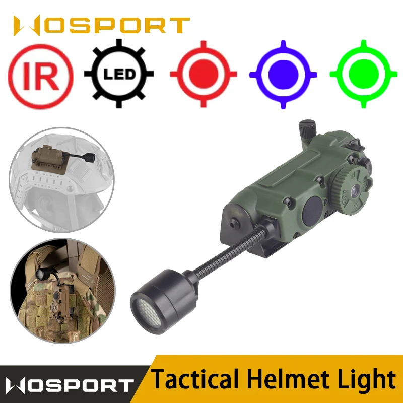 Tactical Helmet Strobe Light,LED Head Lamp,Red Blue White Green IR Light, Strobe IFF,Outdoor Hunting Helmet Light FlashLight
Tactical Helmet Strobe Light,LED Head Lamp,Red Blue White Green IR Light, Strobe IFF,Outdoor Hunting Helmet Light FlashLight