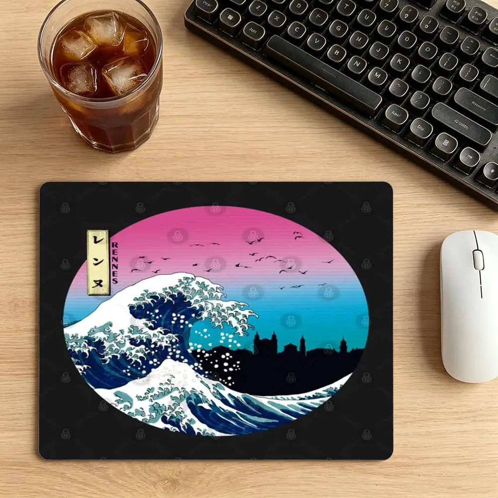 Desk Mat with Stitched Edges Samurai Cat & Great Wave Gaming Mouse Pad Non-Slip Computer Table Pad Mousepad
Desk Mat with Stitched Edges Samurai Cat & Great Wave Gaming Mouse Pad Non-Slip Computer Table Pad Mousepad