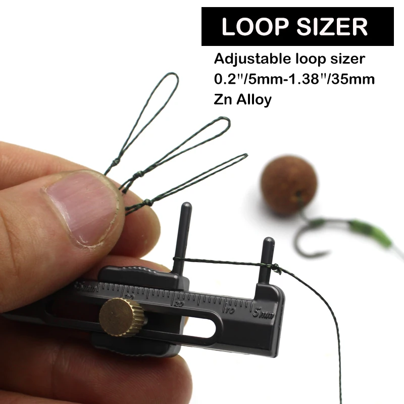 1piece Carp Fishing Adjustable Loop Sizer Tools Zn Alloy Body+Copper Screw Tie Hook Loop Making Device For Carp Fishing Tackle
1piece Carp Fishing Adjustable Loop Sizer Tools Zn Alloy Body+Copper Screw Tie Hook Loop Making Device For Carp Fishing Tackle