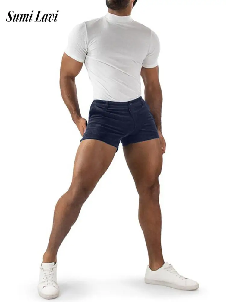 Модные полосатые текстурированные мужские шорты в рубчик, облегающие однотонные повседневные шорты, весенне-летние приморские пляжные шорты для отдыха
Модные полосатые текстурированные мужские шорты в рубчик, облегающие однотонные повседневные шорты, весенне-летние приморские пляжные шорты для отдыха