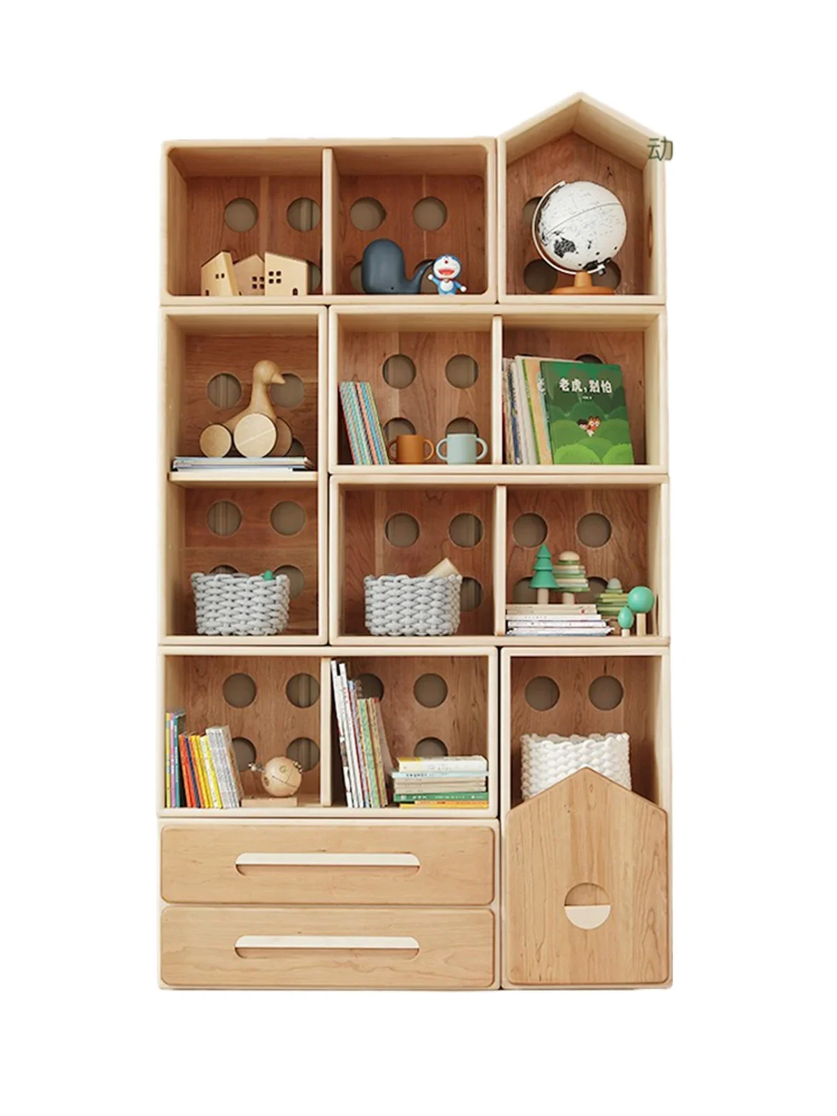 Cheese Castle Combination Bookshelf Solid Wood Cell Lattice Cabinet Bookcase Children's Storage Locker
Cheese Castle Combination Bookshelf Solid Wood Cell Lattice Cabinet Bookcase Children's Storage Locker
