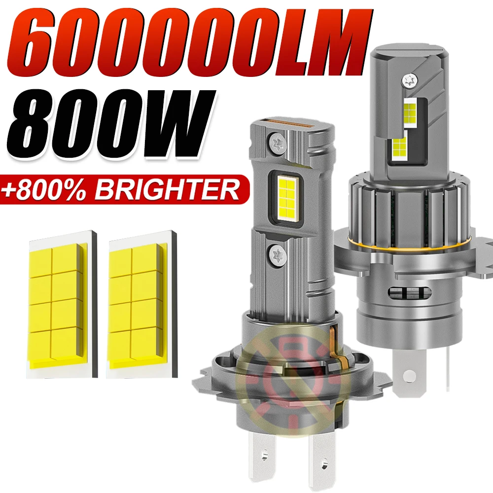 2 шт. Turbo H7 H4 светодиодные фары дальнего ближнего света Canbus без ошибок автомобильные фары H7 H4 светодиодные CSP чип автомобильные фары дальнего света 600000LM 
2 шт. Turbo H7 H4 светодиодные фары дальнего ближнего света Canbus без ошибок автомобильные фары H7 H4 светодиодные CSP чип автомобильные фары дальнего света 600000LM