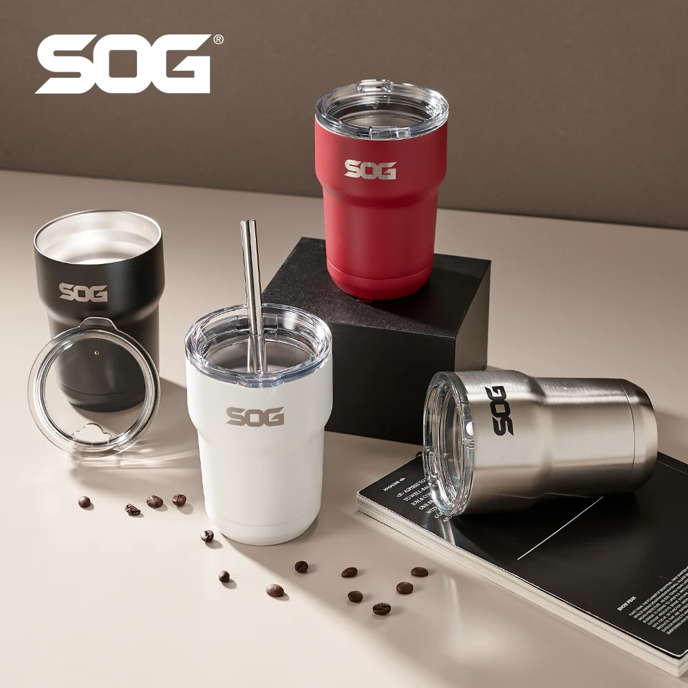 SOG 12oz/350ml Vacuum Insulated Stainless Steel Coffee Mug & Water Bottle - Cup for Outdoor Camping Travel Car Office, BPA-Free
SOG 12oz/350ml Vacuum Insulated Stainless Steel Coffee Mug & Water Bottle - Cup for Outdoor Camping Travel Car Office, BPA-Free