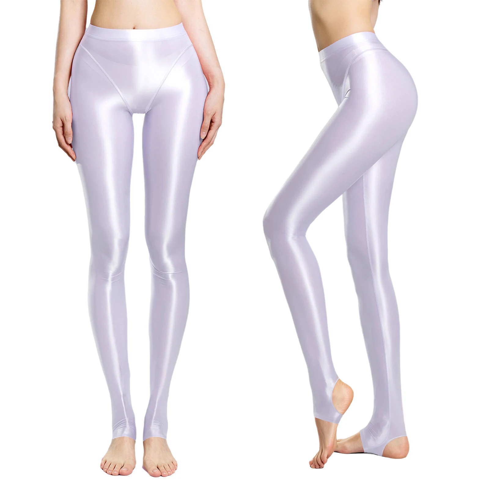 High Waist Glossy Stirrup Leggings for Women Stretchy Preventing Rolling Up Slim Fit Skinny Tights for Yoga Gymnastic Dance Wear
High Waist Glossy Stirrup Leggings for Women Stretchy Preventing Rolling Up Slim Fit Skinny Tights for Yoga Gymnastic Dance Wear