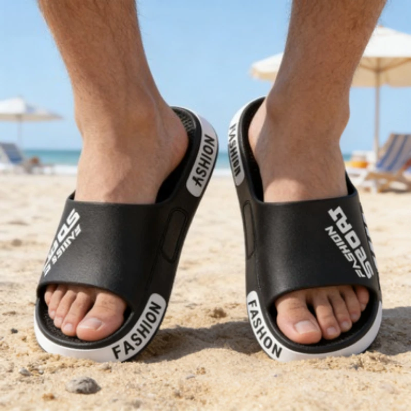 Couple's Open Toed Flat Slippers in Sizes 36-49 Lightweight Home Slippers for Summer Unisex Beach Sandals for Both Men and Women
Couple's Open Toed Flat Slippers in Sizes 36-49 Lightweight Home Slippers for Summer Unisex Beach Sandals for Both Men and Women