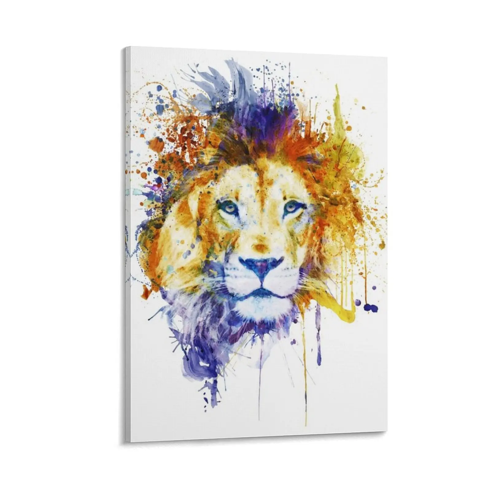 Splattered Lion Canvas Painting Paintings on canvas for living room home decor room decorations for girls
Splattered Lion Canvas Painting Paintings on canvas for living room home decor room decorations for girls
