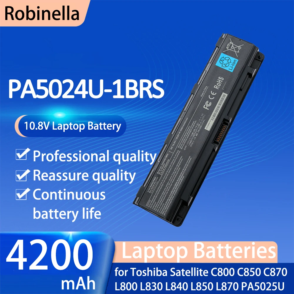 PA5024U-1BRS сменный аккумулятор для ноутбука 10,8 В 4200 мАч для Toshiba Dynabook Satellite C800 C850 C870 L800 L830 L840 L850 L870 PA5025U
PA5024U-1BRS сменный аккумулятор для ноутбука 10,8 В 4200 мАч для Toshiba Dynabook Satellite C800 C850 C870 L800 L830 L840 L850 L870 PA5025U