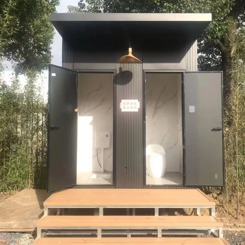 Durable and Practical Mobile Toilet Unit with Pre-Installed Water System, Sink, and Ventilation for Outdoor Festivals and Camps
Durable and Practical Mobile Toilet Unit with Pre-Installed Water System, Sink, and Ventilation for Outdoor Festivals and Camps