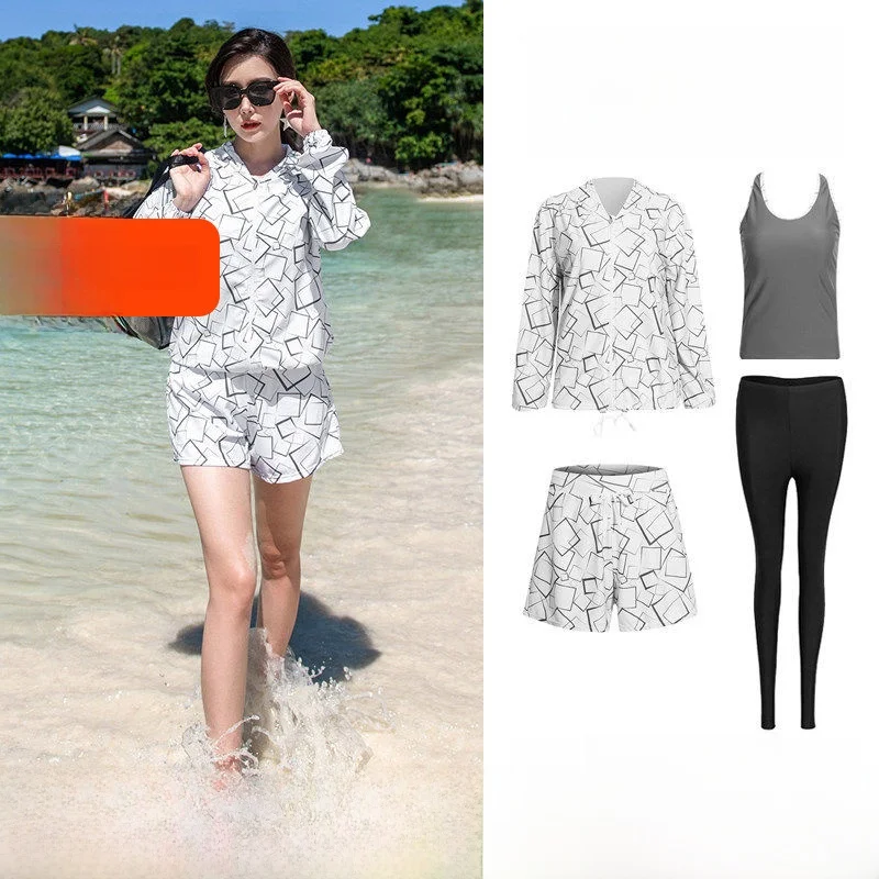 Slimming Wetsuit Women's Separate Long Sleeve Long Pants Hat Sun Protection Quick Dry Jellyfish Suit Snorkeling Large Size Di...
Slimming Wetsuit Women's Separate Long Sleeve Long Pants Hat Sun Protection Quick Dry Jellyfish Suit Snorkeling Large Size Di...