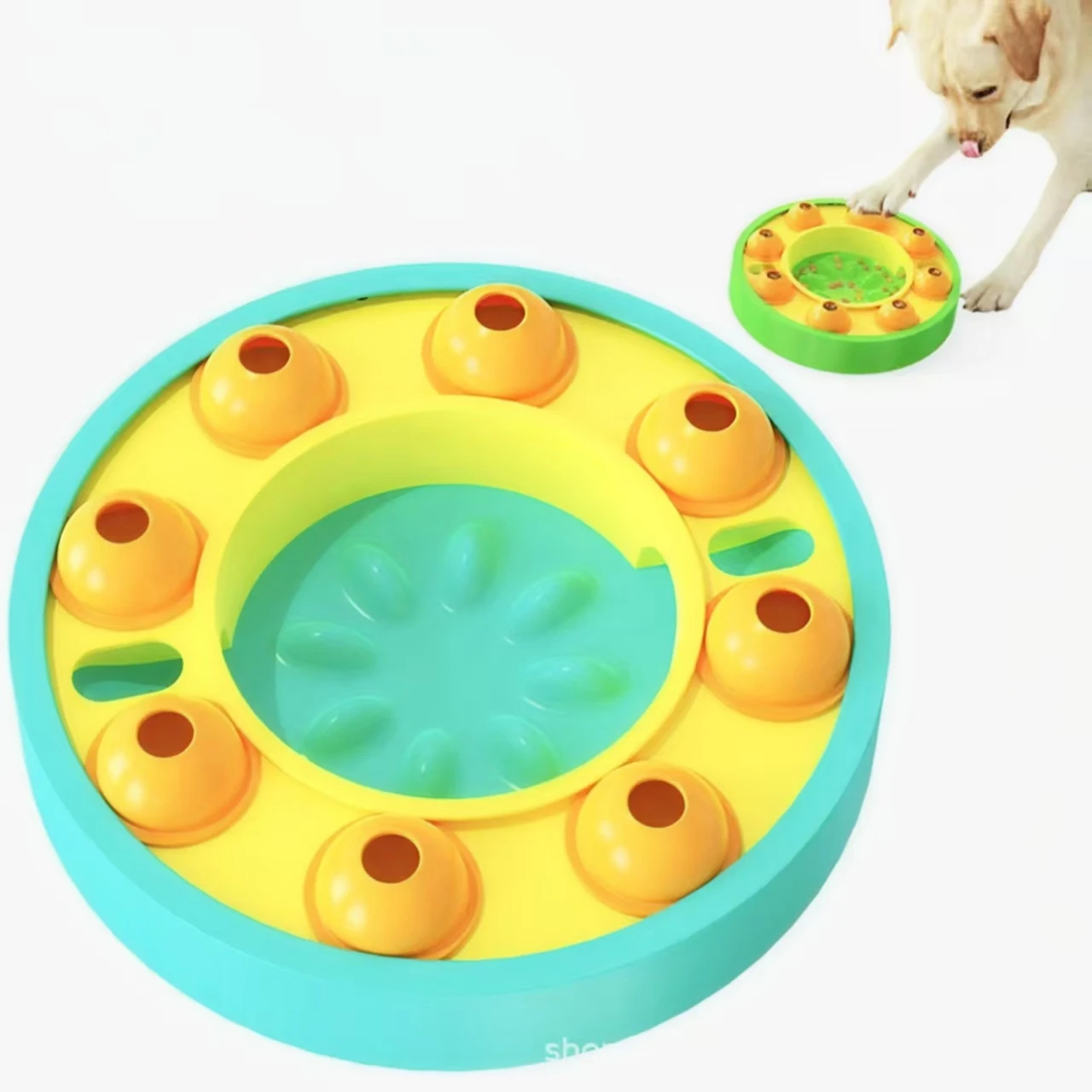 Pet Dog Game Toy Smart Diet Spinner Puzzle Training Toy Slow Feeder Training Disk
Pet Dog Game Toy Smart Diet Spinner Puzzle Training Toy Slow Feeder Training Disk
