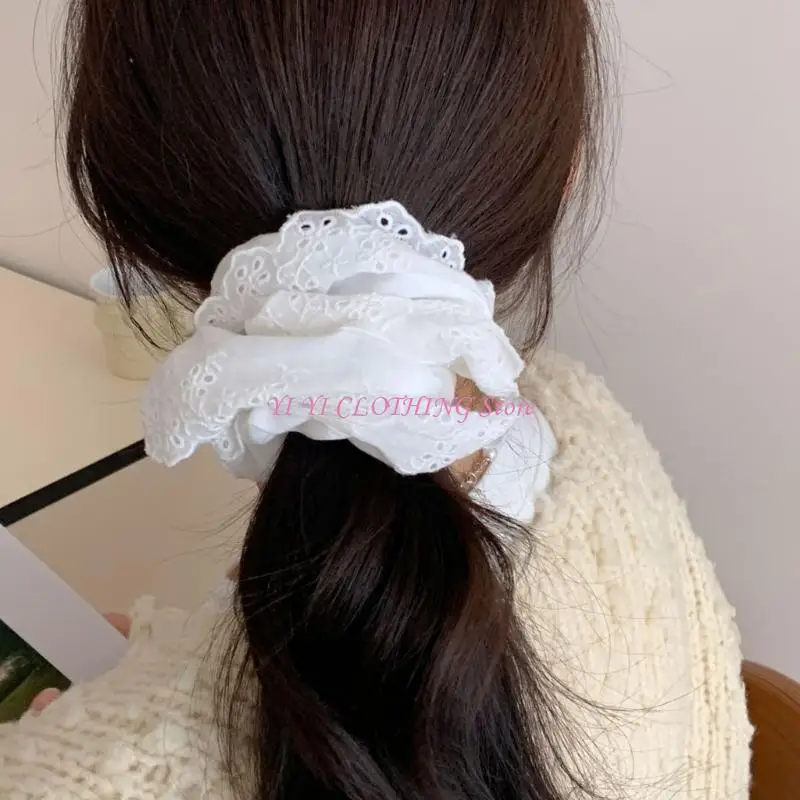 N5KF Lace Scrunchies for Women Large Elastic Hair Scrunchy Hair Rope Ponytail Holder
N5KF Lace Scrunchies for Women Large Elastic Hair Scrunchy Hair Rope Ponytail Holder