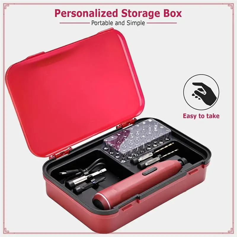 Electric Screwdriver,3.6V Cordless Power Screwdriver,Cordless Drill,32-In-1 S2-Steel Bits,Max 8 N.M,1500 Mah 800 Times
Electric Screwdriver,3.6V Cordless Power Screwdriver,Cordless Drill,32-In-1 S2-Steel Bits,Max 8 N.M,1500 Mah 800 Times