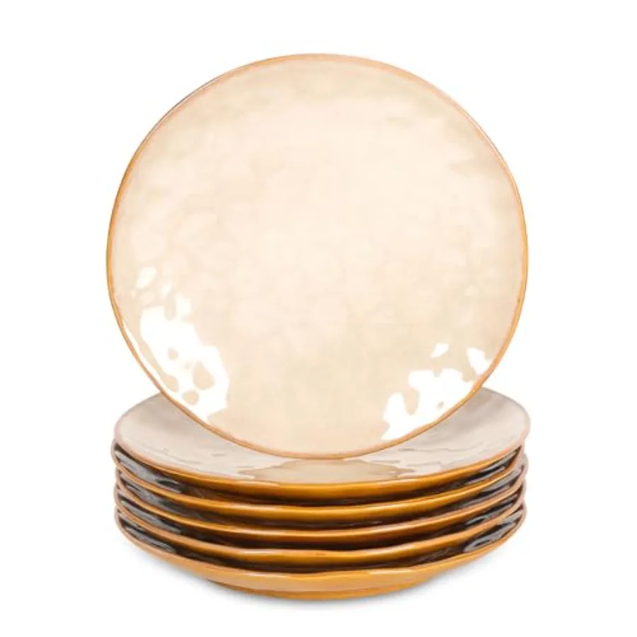 Ceramic Dinner Plates Set 10.5 Inch Set of 6 Round Microwave Oven Dishwasher Safe Porcelain Fluted Suitable for Steak Pasta Piz
Ceramic Dinner Plates Set 10.5 Inch Set of 6 Round Microwave Oven Dishwasher Safe Porcelain Fluted Suitable for Steak Pasta Piz