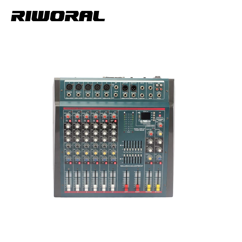 DN633 6 Channel power mixer usb interface controller professional sound mixer power mixer amplifier
DN633 6 Channel power mixer usb interface controller professional sound mixer power mixer amplifier