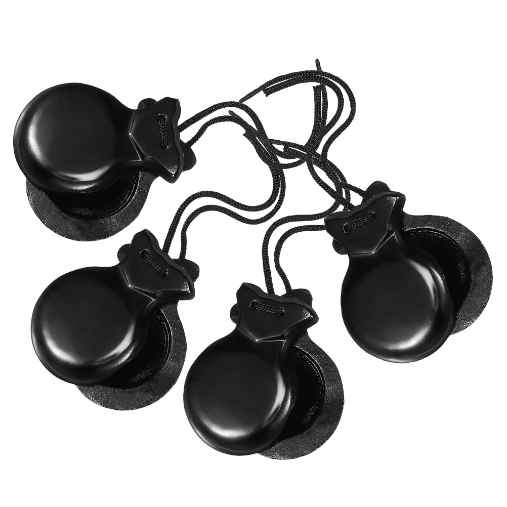 4 Pcs Wooden Castanets Musical Instrument Finger Instruments Color s Percussion Spanish 
4 Pcs Wooden Castanets Musical Instrument Finger Instruments Color s Percussion Spanish
