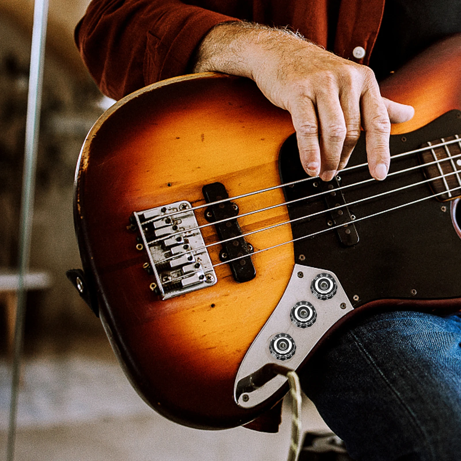 4Pcs Guitar Volume Control Knobs Replacement Durable Acrylic Electric Guitar Volume Knobs for Repair Parts Accessories
4Pcs Guitar Volume Control Knobs Replacement Durable Acrylic Electric Guitar Volume Knobs for Repair Parts Accessories