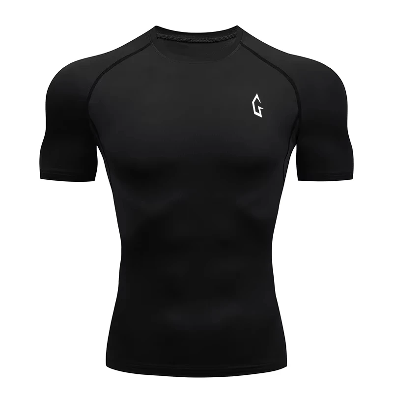Men's Printed Short Sleeve Compression Shirt Sports Quick Drying T-Shirt Top Gym Workout Undershirt
Men's Printed Short Sleeve Compression Shirt Sports Quick Drying T-Shirt Top Gym Workout Undershirt