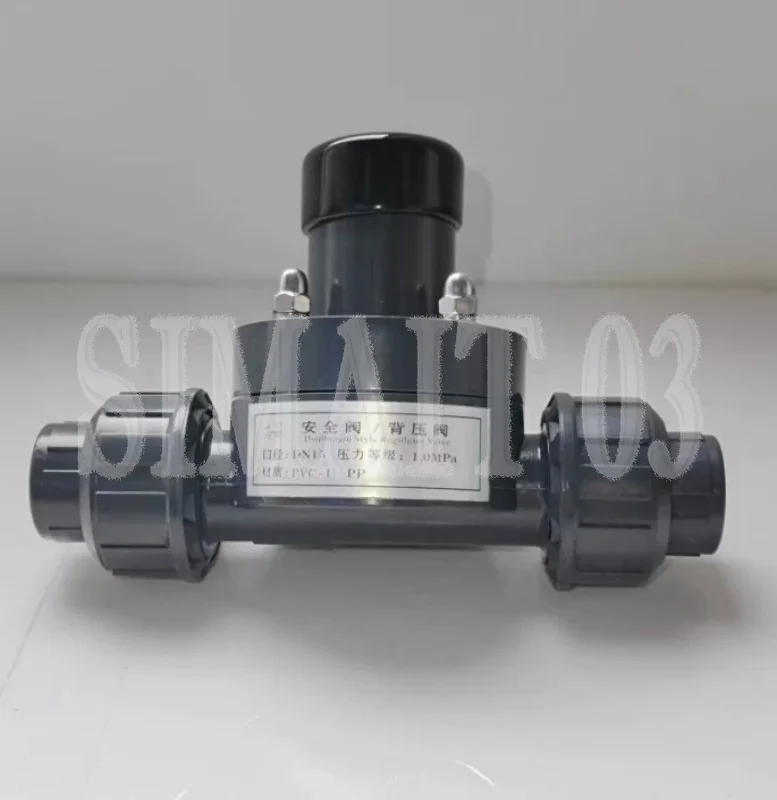 1pc Safety Valve for Power Plant Chemical Industry, Plastic Pressure Relief Valve, Back Pressure Valve, DN15-DN40
1pc Safety Valve for Power Plant Chemical Industry, Plastic Pressure Relief Valve, Back Pressure Valve, DN15-DN40