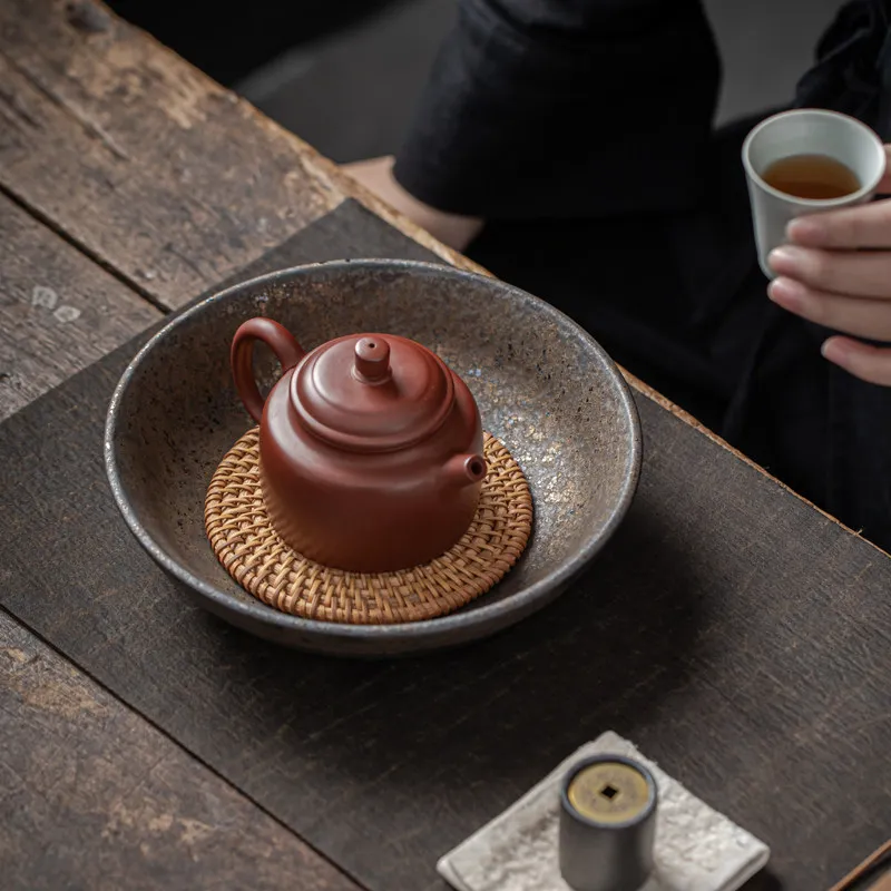Ceramic Chinese Tea Tray Marble Round Large Modern Antique Tea Tray Original Designer Indoor bandejas de madera Tea Supplies
Ceramic Chinese Tea Tray Marble Round Large Modern Antique Tea Tray Original Designer Indoor bandejas de madera Tea Supplies