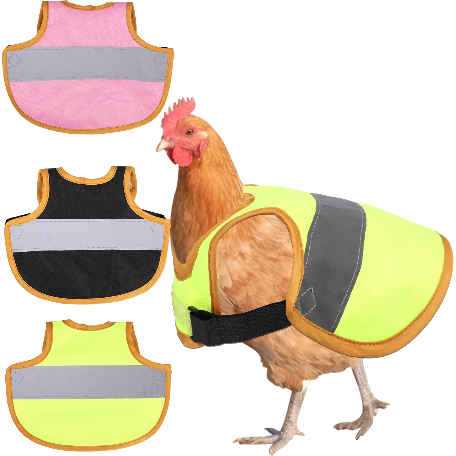 3Pcs Hen Reflective Vest Soft Lightweight Chicken Protection Vest Waterproof Breathable Hen Reflective Clothes Colorful
3Pcs Hen Reflective Vest Soft Lightweight Chicken Protection Vest Waterproof Breathable Hen Reflective Clothes Colorful
