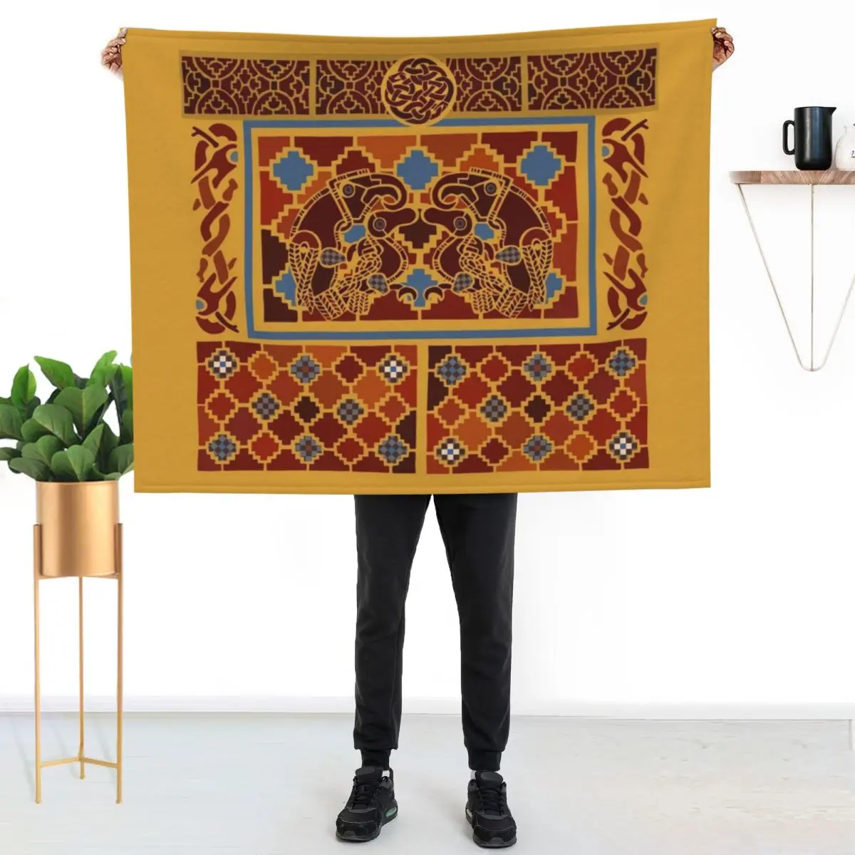 Imagining Sutton Hoo: The Eagles Throw Blanket Spring Fall Cozy Throw Blanket for Couch
Imagining Sutton Hoo: The Eagles Throw Blanket Spring Fall Cozy Throw Blanket for Couch