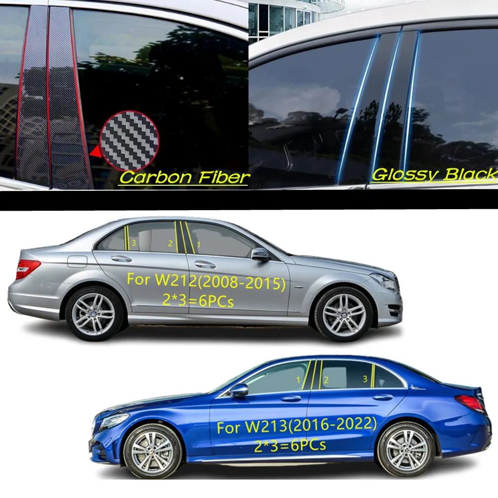 Car PC Material Pillar Post Cover Door Trim Window Molding Sticker Accessories For Mercedes-Benz E-Class W212 W213 2008-2022
Car PC Material Pillar Post Cover Door Trim Window Molding Sticker Accessories For Mercedes-Benz E-Class W212 W213 2008-2022