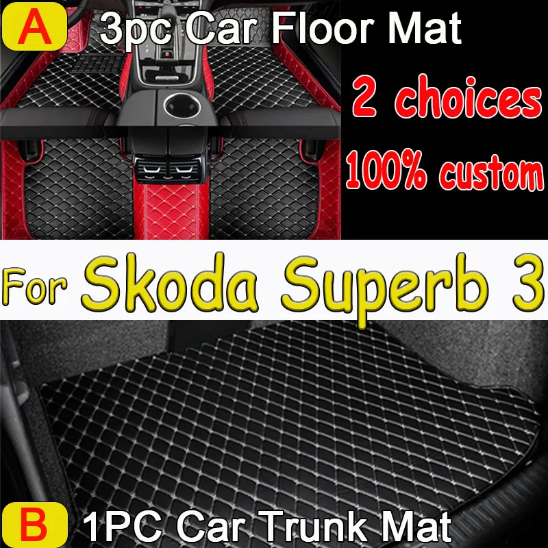 Custom Made Leather Car Floor Mats For Skoda Superb 3 2016 2017 2018 2019 2020 2021 Carpets Rugs Foot Pads Accessories
Custom Made Leather Car Floor Mats For Skoda Superb 3 2016 2017 2018 2019 2020 2021 Carpets Rugs Foot Pads Accessories