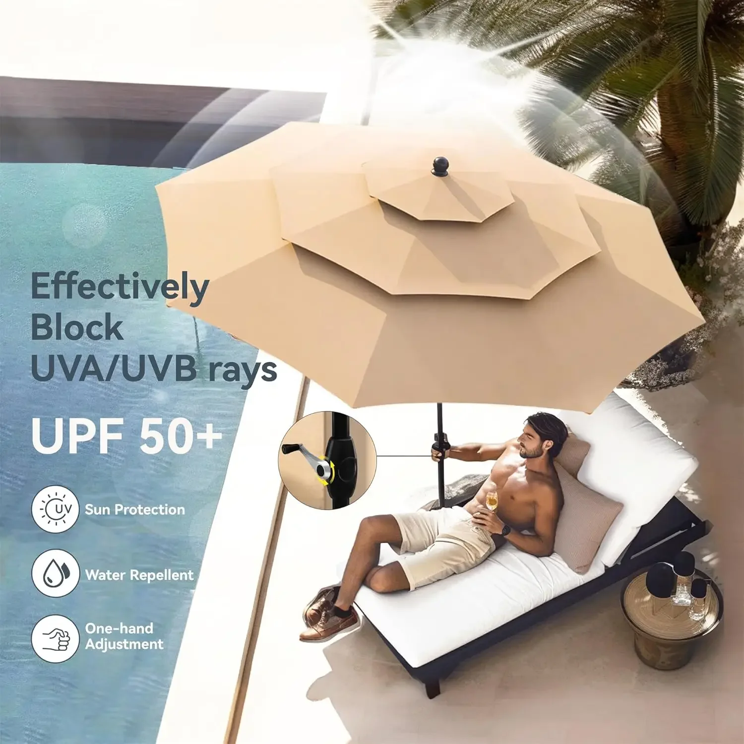 Patio Table and Chairs Dining Set with Umbrella for 4, Outdoor Dining Set with 4 Swivel Patio Chairs
Patio Table and Chairs Dining Set with Umbrella for 4, Outdoor Dining Set with 4 Swivel Patio Chairs