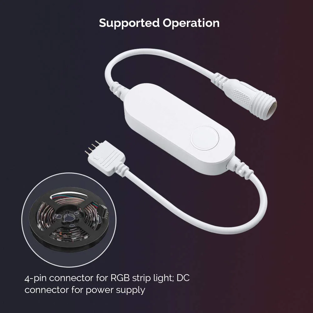 Контроллер световой ленты ARY-fSmart RGB, 4-контактное приложение Tuya, автоматизация умного дома, работа с Alexa Google
Контроллер световой ленты ARY-fSmart RGB, 4-контактное приложение Tuya, автоматизация умного дома, работа с Alexa Google