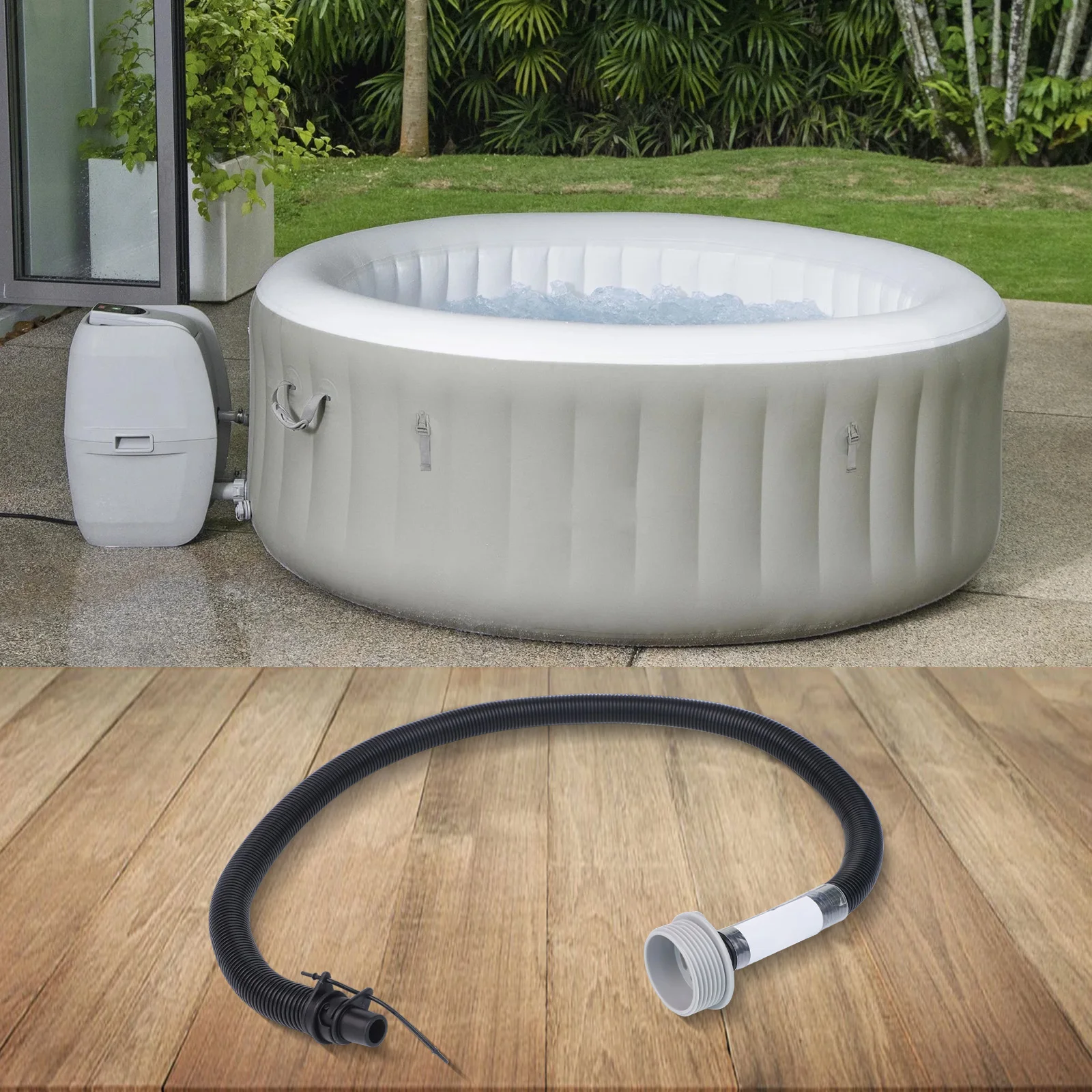 Надувной шланг P05341 для спа-ванн и P6931/P05503: прост в использовании, обеспечивает эффективный воздушный поток и удобную установку.
Надувной шланг P05341 для спа-ванн и P6931/P05503: прост в использовании, обеспечивает эффективный воздушный поток и удобную установку.