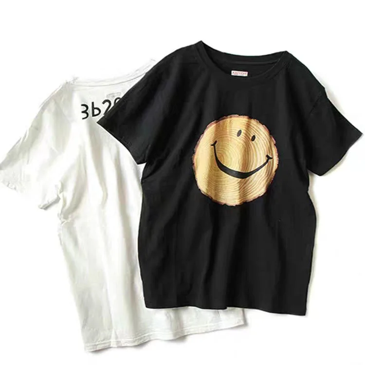 Xian Good Cow KAPITAL24SS Limited Edition T-irt Tree Ring Smile Face Print ort Sve Summer Casual round Ne Top
Xian Good Cow KAPITAL24SS Limited Edition T-irt Tree Ring Smile Face Print ort Sve Summer Casual round Ne Top