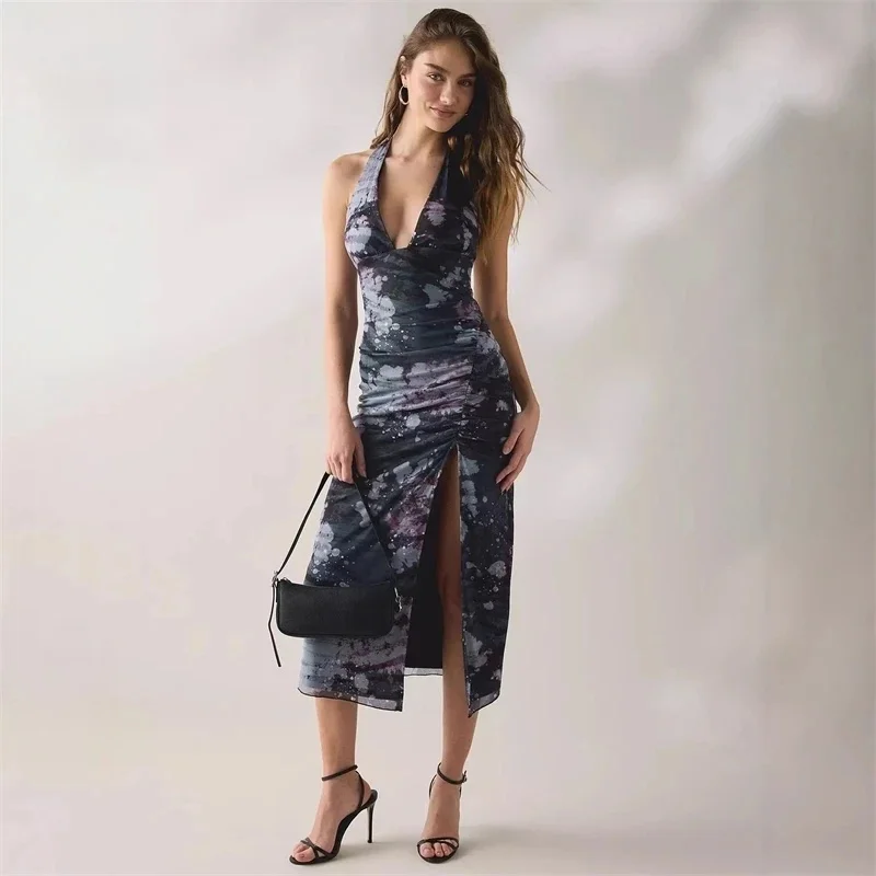 Women Solid Sequin Mini Dress Halter Neck Deep V Neck Bodycon Sleeveless Sparkly Vestidos Formal Club Party Cocktail Dresses New
Women Solid Sequin Mini Dress Halter Neck Deep V Neck Bodycon Sleeveless Sparkly Vestidos Formal Club Party Cocktail Dresses New