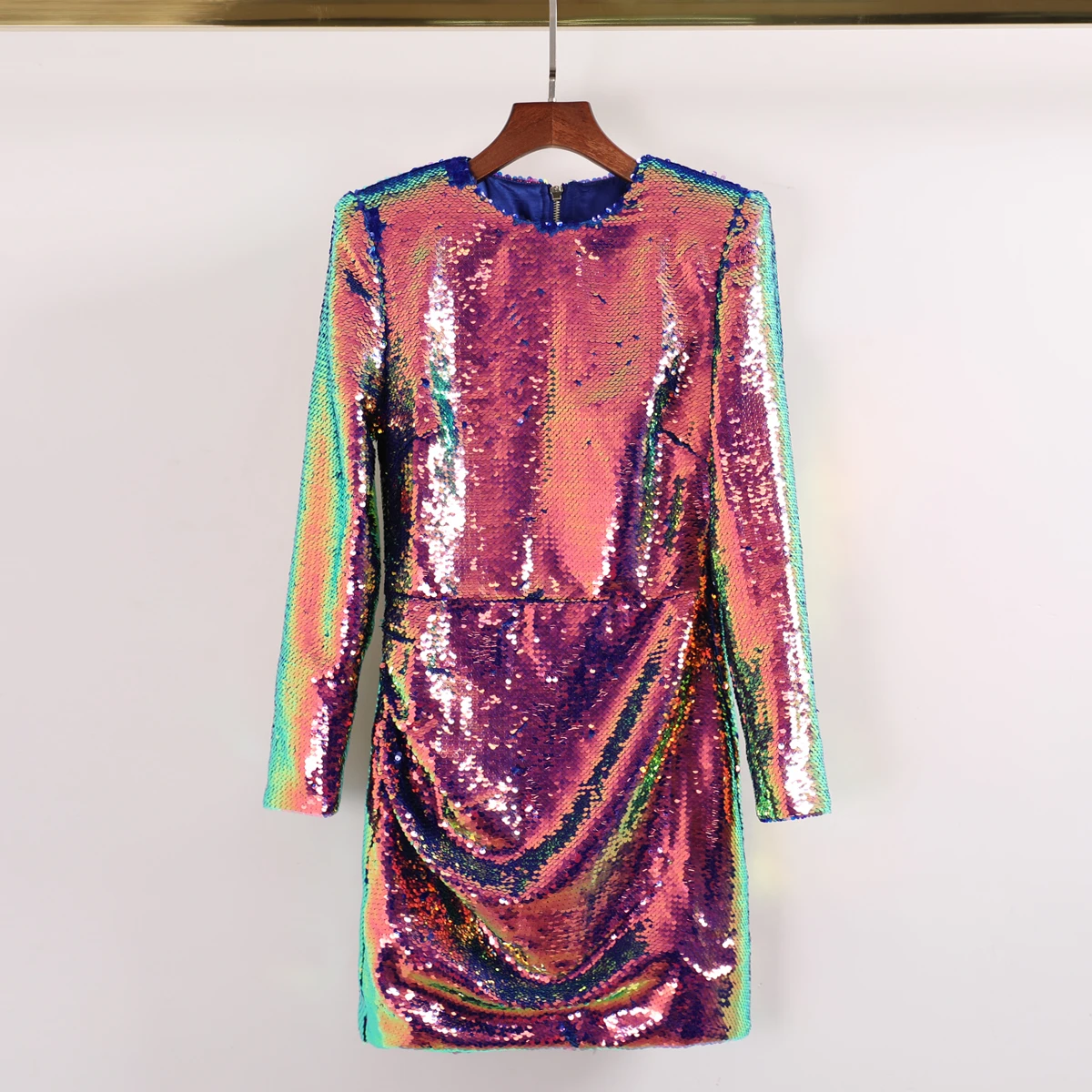 New High-Quality Fashion Temperament Commuting Bling Bling Glitter Shining Women's Stage Banquet Round Neck Long Sleeved Dress
New High-Quality Fashion Temperament Commuting Bling Bling Glitter Shining Women's Stage Banquet Round Neck Long Sleeved Dress