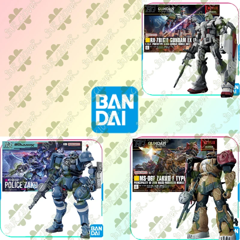 Bandai Original GUNDAM HGUC MSGG POLICE ZAKU RFV 1/144 GUNDAM EX RFV Anime Action Figure Assembly Model Toys Collectible Model
Bandai Original GUNDAM HGUC MSGG POLICE ZAKU RFV 1/144 GUNDAM EX RFV Anime Action Figure Assembly Model Toys Collectible Model