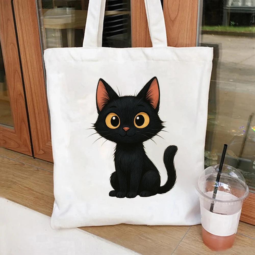 Grumpy Black Cat Art Canvas Tote Bag, Reusable Shoulder Bag with Sassy Expression, Perfect for Quirky Vibes & Everyday Errands
Grumpy Black Cat Art Canvas Tote Bag, Reusable Shoulder Bag with Sassy Expression, Perfect for Quirky Vibes & Everyday Errands