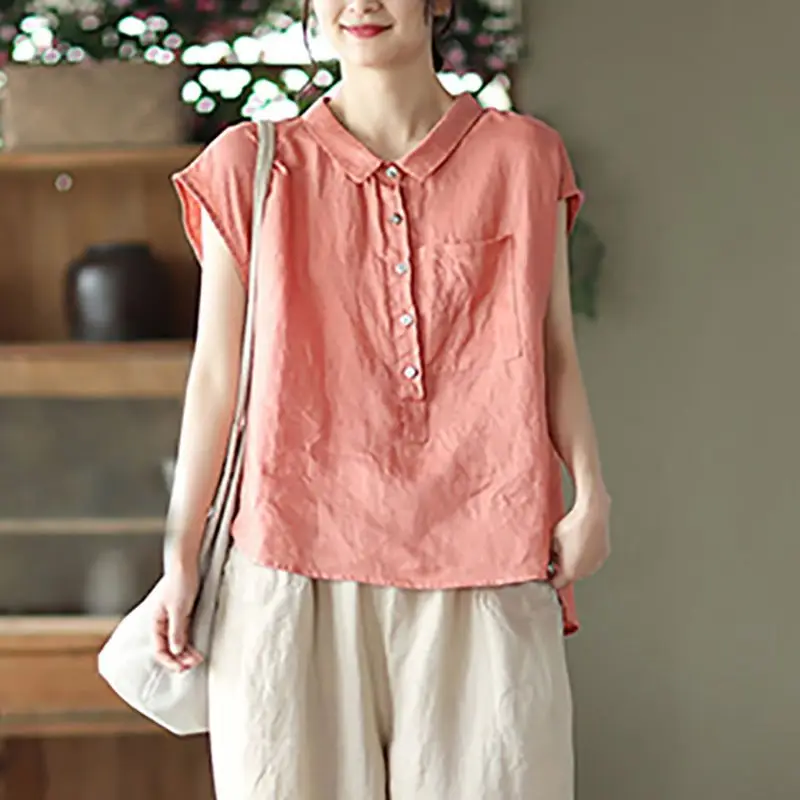 Spring Summer New Fashion Round Neck Short Sleeve Tees Casual Women's Clothing Loose Pure Cotton Female Clothes Solid T-Shirts
Spring Summer New Fashion Round Neck Short Sleeve Tees Casual Women's Clothing Loose Pure Cotton Female Clothes Solid T-Shirts