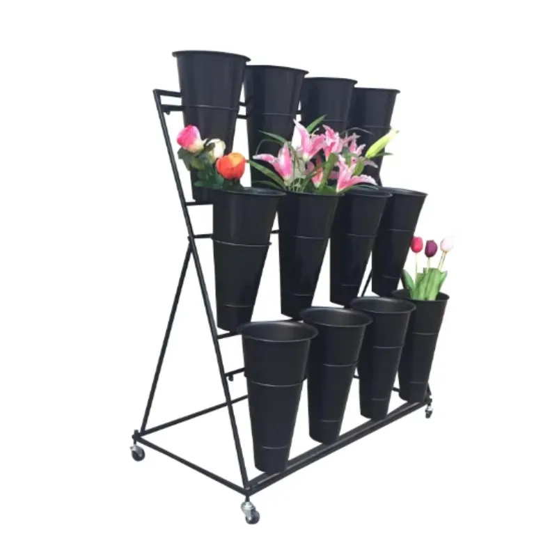 3 Tier Outdoor Indoor Flower Stand Modern Plant Shelf W/ 12* Flower Bucket New
3 Tier Outdoor Indoor Flower Stand Modern Plant Shelf W/ 12* Flower Bucket New